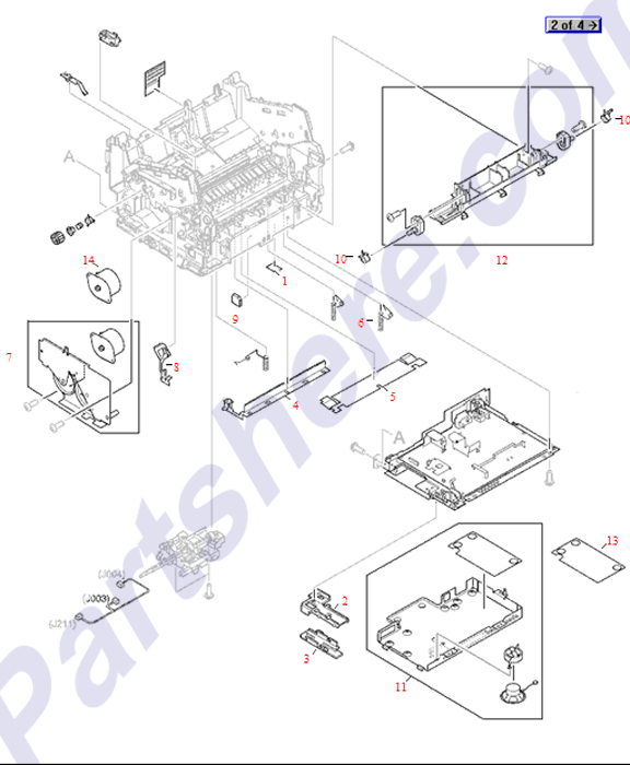 HP parts picture diagram for C7052-60004, RH7-1669-000CN-R, RG5-4586-000CN, RG5-5392-000CN, RG5-5393-000CN, RH7-1404-000CN-R, RB2-4017-000CN, RB2-4030-000CN, RB2-4329-000CN, RH7-1404-000CN, RB2-3951-000CN, RB2-3959-000CN, RB2-3952-000CN, RB2-3953-000CN, RB2-4324-000CN, RB2-5497-000CN, RY7-5051-000CN-R, RH7-1669-000CN, RY7-5051-000CN
